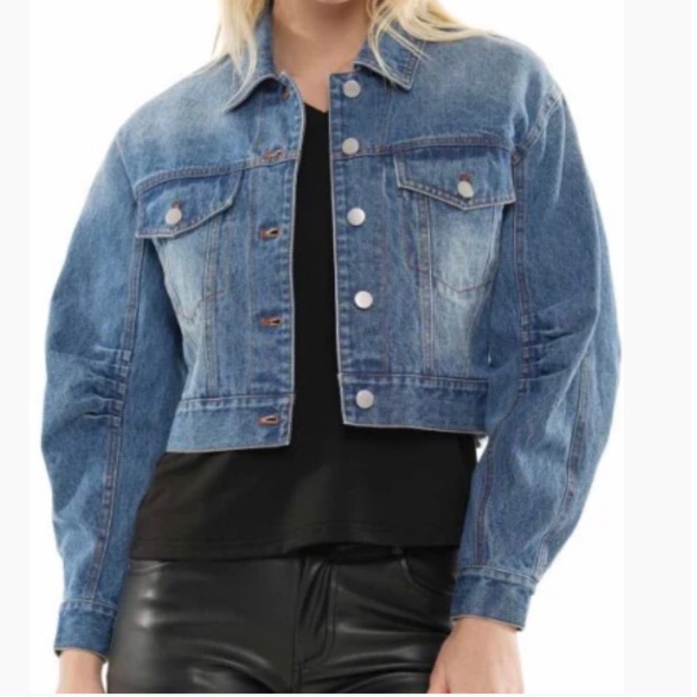 Trendy Blue Denim Jacket